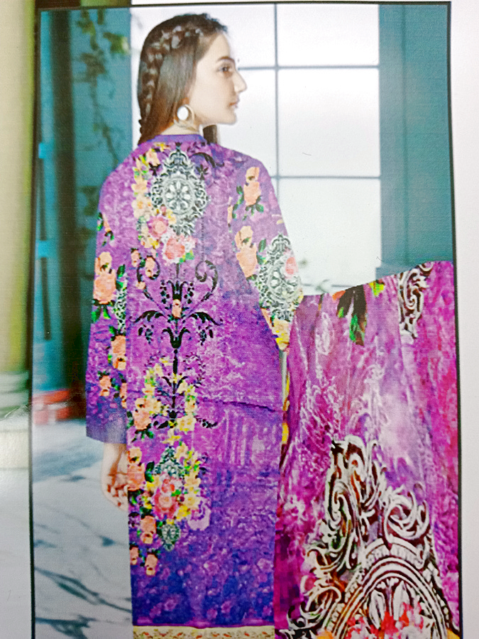 Latest Julia Lawn Suit D-1142